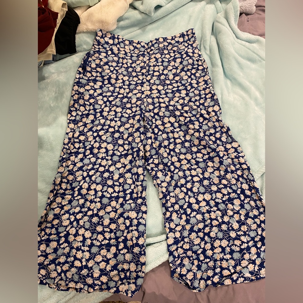 WideLeg Floral Pants